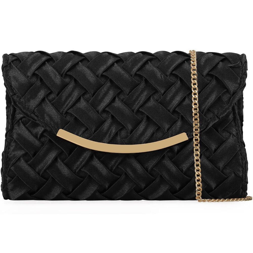 7549 Satin Evening Bag Small Dressy Clutch Handbagmal Purse